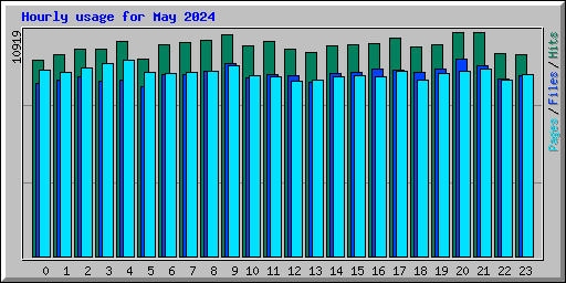 Hourly usage for May 2024